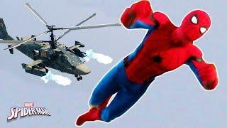 Человек паук битва на ВЕРТОЛЕТЕ! Прохождения игры Marvel's Spider Man ps4 #13