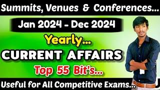 Summits 2024 Current Affairs | Summits, Venue, Theme | Important Summits Current Affairs 2024