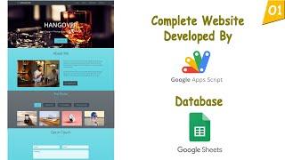 Website tutorial by Google App Script (Part-1: Html + CSS)