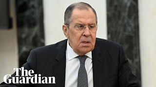 Russia’s foreign minister advises Putin to continue talking to west