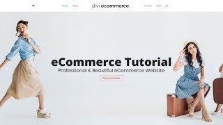 How to Create an eCommerce Website with WordPress & WooCommerce - ONLINE STORE - DIVI 2019