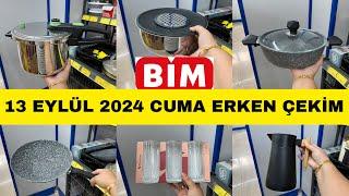 BİM BU CUMA KAÇMAZ EFSANE ÜRÜNLER GELİYOR | ERKEN ÇEKİM | BİM 13 EYLÜL 2024 | BİM BU CUMA ÇOK GÜZEL