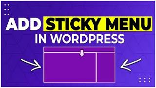 Wordpress Sticky Header   myStickymenu Plugin Tutorial (2021)