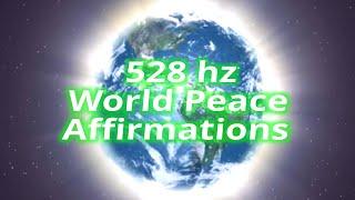 528hz AFFIRMATIONS FOR WORLD PEACE + Binaural Beats 126.22 | AquarianHarmonics.com