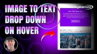 Divi Theme How To Create An Image To Text DROP DOWN On Hover 