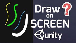 Unity Drawing on the Screen  2019