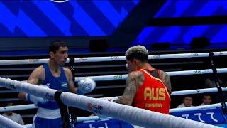 R16 (57KG) SENIOR CHARLIE (AUS) vs KHALOKOV ABDUMALIK (UZB) | IBA World Boxing Championships 2023