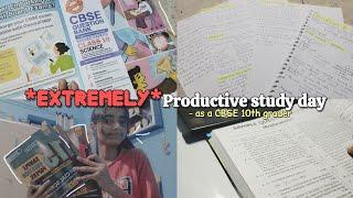 productive class 10 study vlog || aesthetic indian study vlog || routines today || new vlog 10th