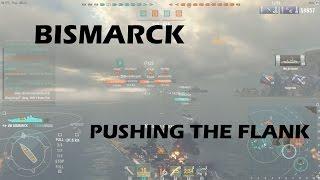 [World of Warships] Bismarck pushing the flank feat NoZoupForYou