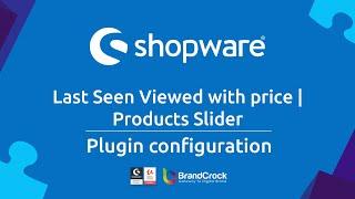 Shopware 5 Plugin  Last Seen Viewed with price | Products Slider