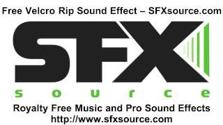 Free Velcro Rip Sound Effect - SFXsource.com