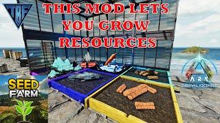 This mod Lets you grow resources! Seed Farm by CZSHomer | Ark Survival Ascended | Mod Spotlight