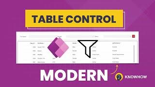 Applying Multiple Filters in Power Apps Table Control with SharePoint