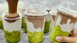 AVOCADO SHAKE WITH THICK CHOCOLATE SAUCE, A REALLY DELICIOUS INFESTATION DRINK!!