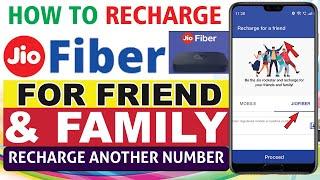 How To Recharge Jio Fiber For Your Friend | Jio Fiber Recharge Process 2023