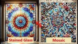 Stained Glass vs Mosaic: Which Art Form is More Stunning?