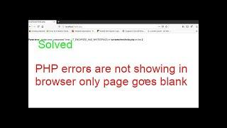 How to fix PHP errors are not showing in browser | phpinfo shows blank Page Linux, Ubuntu 20.04 LTS