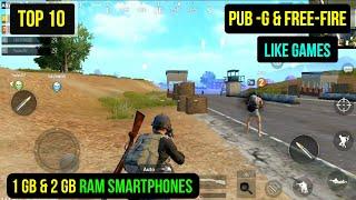 Top 10 Offline Battle Royale games like PUB-G & FREE-FIRE | For 1GB/2GB ram | Under 500 MB | 2022 |