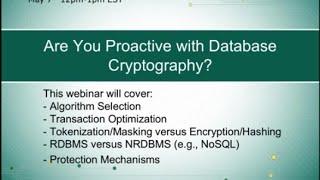 Proactive Risk Presents: Database Cryptography w/ Steve Markey