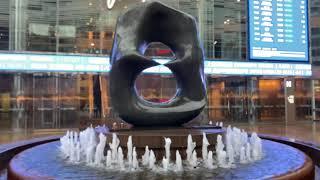 Hong Kong Fountain at Commercial Building - Exchange Square (Day Time)