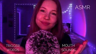 ASMR~1+ HR Clicky Trigger Words, Dry Mouth Sounds, and Inaudible Whispers (Trym's CV)