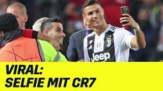 Cristiano Ronaldo belohnt Flitzer mit Selfie | Juventus Turin | UEFA Champions League | Viral | DAZN