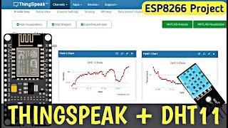 HTTP Post & API: Send DHT11 Data to ThingSpeak with NodeMCU