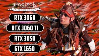 Horizon Zero Dawn: Complete Edition - RTX 3060 Ti - RTX 3060 - RTX 3050 - GTX 1650