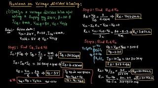 AEC#13 Problems with voltage divider biasing using BJT || EC Academy