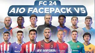 FC 24 FacePack V5 (AIO) For FIFA22 (FREE) + Tutorial | TU17