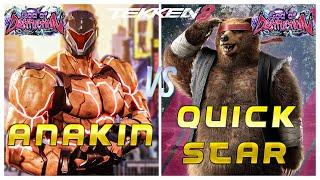 Tekken 8 ▰ Anakin (Rank #1 Jack-8) Vs QuickSter (Rank #1 Kuma) ▰ Ultra High Level Player Matches
