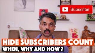 How to hide subscribers count on your YouTube channel?