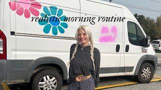 REALISTIC morning routine, relaxing vibes | van life