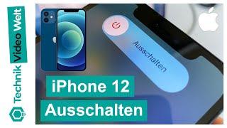 iPhone 12  Ausschalten und Herunterfahren | Deutsch