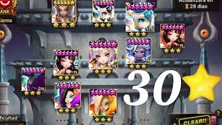 TOA HELL OCTUBRE NOVIEMBRE 30⭐STARS (TOP RANK 4) SUMMONERS WAR