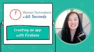 How to create an app with Firebase in 60 seconds