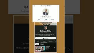 Christoph Olivier needs 200 Subscribers #tiktok #instagram #shorts