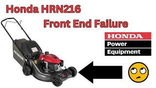 Honda HRN216 Lawnmower Front Height Adjuster / Axle Woes #diy #smallenginerepair #honda