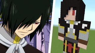 How to Build a Rogue Cheney Statue (Fairy Tail) - Minecraft