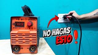 ¡No La Conectes! Si Tenes Máquina de Soldar o Pensas Comprar Una, Tienes que Ver Esto