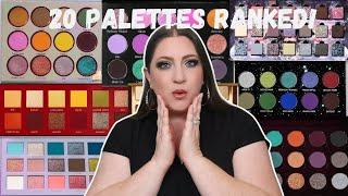 RANKING THE LAST 20 EYESHADOW PALETTES I’VE TRIED FROM WORST TO BEST