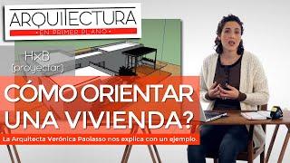 CÓMO ORIENTAR UNA VIVIENDA??? EFICIENCIA ENERGÉTICA | CONFORT | ILUMINACION - ARQUITECTURA