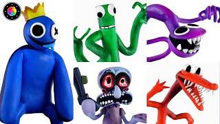 CREANDO TODOS los MODS de FNF (Rainbow Friends: Blue, Green, Calamardo) Plastilina #18 | PlastiVerse