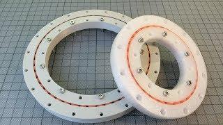 Design a parametric, 3d-printable Slew Bearing with Fusion 360