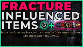 surely this will be nerfed - you can actually fracture influenced mods now [poe 3.24 necropolis]