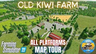 OLD KIWI FARM - Map Tour - Farming Simulator 22