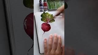 Easy watercolor painting #art #skills #education #arteducation #trending #shorts