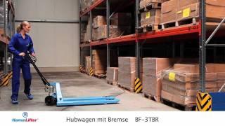 HanseLifter Hubwagen mit Bremse BF-3T-BR