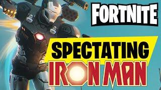 Spectating Iron Man DESTROY The Lobby In Fortnite