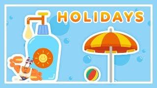 KIDS VOCABULARY  Summer holidays  Learn English for kids